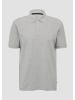 QS Polo-Shirt in 9400_grau meliert