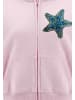 IZIA Women Hoodie in Light Rose
