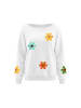 IZIA Women Sweatshirt in White