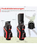 COSTWAY Golfbag leicht mit 14 er Unterteilung in Rot