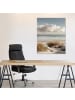 WALLARENA Leinwandbild Strand in Beige