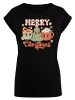 F4NT4STIC T-Shirt Merry Weihnachten Cozy And Cute in schwarz