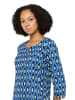 CARTOON Casual-Kleid mit Muster in Blau/Grün