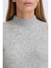 Oxmo Strickpullover OXSif in Grau