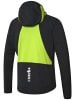 rh+ Radjacke Alpha Padded Hoody Jkt in black-acid lime