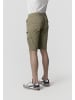 KOROSHI Herren kurze technische cargo-jogger in khaki