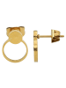 Adeliás Damen Ohrringe – Ohrstecker aus Edelstahl in gold