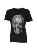 Roberto Geissini Skull Snake T-Shirt Schwarz