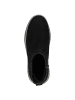 Tamaris WIDE FIT Chelsea Boot in BLACK NUBUK