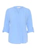 Kaffe Kurzarm-Bluse KAmia Regular fit in Vista Blue