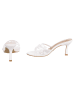 Ital-Design High-Heel Sandalette in Weiß