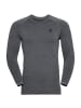 Odlo Unterhemd BL TOP Crew neck l/s PERFORM in Grau