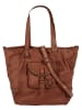 Samantha Look Shopper echt Leder in cognac