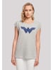 F4NT4STIC T-Shirt DC Comics Wonder Woman Pattern Fill Logo in grau meliert