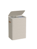 SONGMICS Wäschekorb Brosi in Cappuccinobeige - (B)40 x (H)75 x (T)56 cm