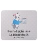 Mr. & Mrs. Panda Mauspad Neurologin Leidenschaft mit Spruch in Grau Pastell