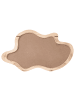 Beliani Wandspiegel DREVANT in Braun - (W) 89 x (H) 52 x (L) 3 cm Horizontal
