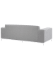 Beliani Gartensofa ROVIGO in Grau/Weiß - (W) 185 x (H) 67 x (L) 84 cm