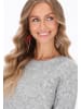IZIA Sweater in light grey melange