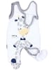 TupTam Baby Unisex Strampler-Set mit Aufdruck Spruch 2-tlg in weiß-kombi