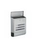 relaxdays Briefkasten in Silber