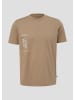 QS T-Shirt in 82D0_sandfarben