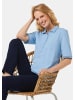 GOLDNER Poloshirt in hochwertiger Pikee-Qualität in himmelblau