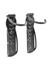 relaxdays 2er Set Fahrradwandhalter in Schwarz - 25 kg Tragkraft