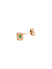 NAEMI Women Earrings in Rose Gold Green