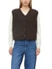 s.Oliver Teddyfell-Weste in schoko - 0003