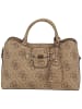 Guess Handtasche Janie Logo Girlfriend Satchel in Latte Logo