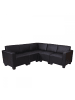 MCW Modular Sofa-System Moncalieri 5, Schwarz