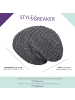 styleBREAKER Strick Beanie Mütze in Blau