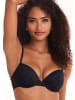 PETITE FLEUR Push-up-BH in 2x weiß + 1x schwarz
