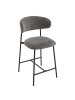 CALICOSY 2er-Set Hocker DRACO  in Grau - (W)51  x (H)94  x (L)46 cm