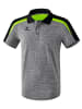 erima Liga 2.0 Poloshirt in grau melange/schwarz/green gecko