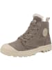 Palladium Schnürboots Pampa Hi Zip WL in braun