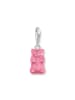 Thomas Sabo Charm-Goldbären-Anhänger In Pink in silber, pink