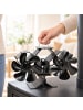relaxdays Kaminventilator in Schwarz - (B)23,5 x (H)14,5 x (T)10,5 cm