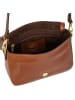 BRIC`s Volterra Schultertasche S Leder 23 cm in tobacco
