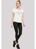 F4NT4STIC Long Cut T-Shirt Dandelion Blume in weiß