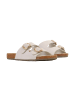 Divine Factory Lederpantoletten Alénoa Beige