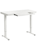 Beliani Höhenverstellbarer Schreibtisch PENLY in Weiß - (W) 120 x (H) 70 x (L) 60 cm
