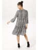 Aniston CASUAL Tunikakleid in wollweiß-schwarz