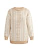 usha BLUE LABEL Damen Strickpullover in Beige Creme