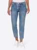 WITT WEIDEN 5-Pocket-Jeans in blue-bleached
