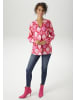 Aniston CASUAL Schlupfbluse in pink-bordeaux-lavendel-orange-rosa-rosé-apricot
