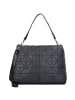 Caterina Lucchi Schultertasche Leder 36 cm in nero