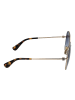 Max Mara Frauen Sonnenbrille Rund Gold
