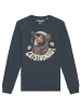 wat? Apparel Sweatshirt Catstronaut in India Ink Grey